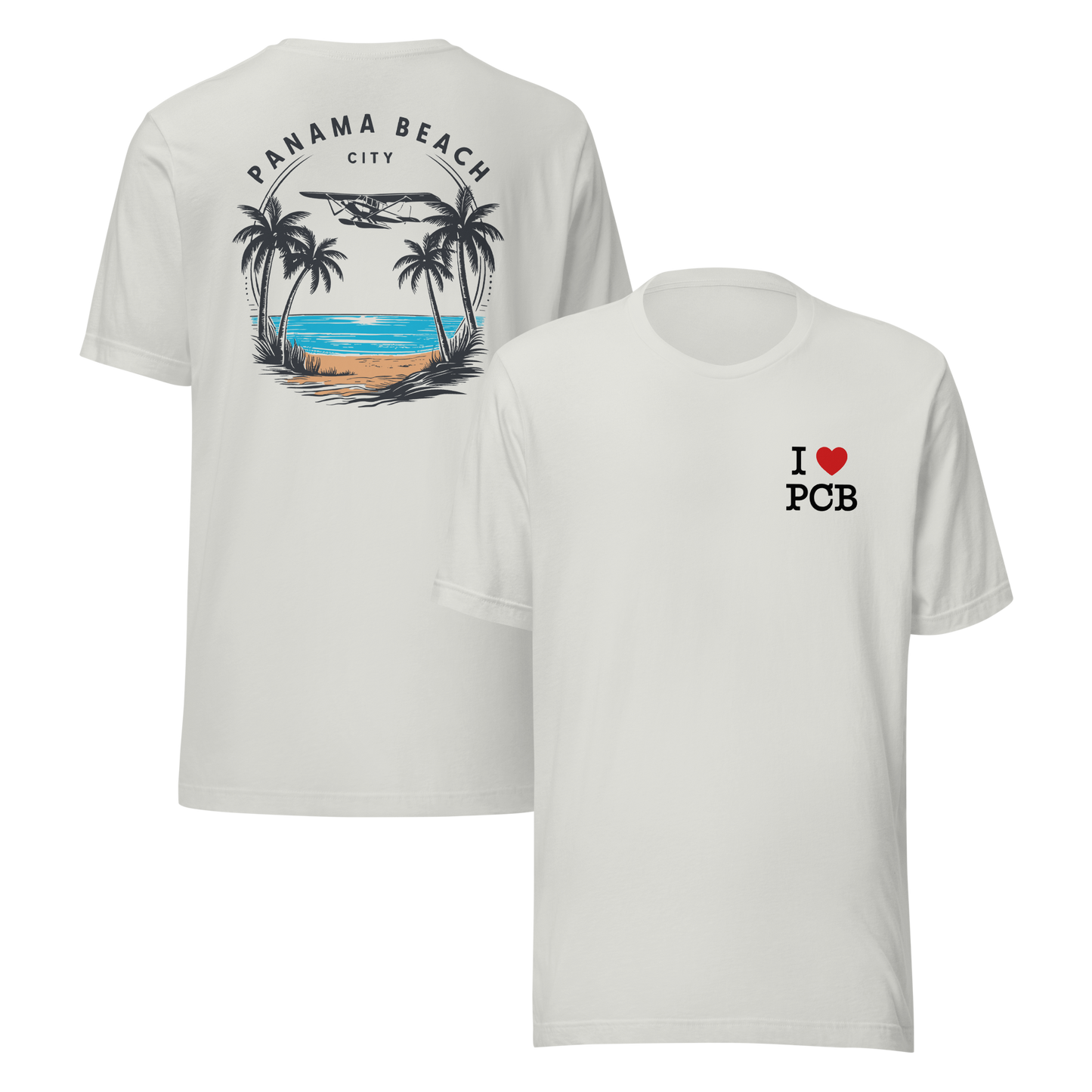 Skyline to Shoreline: I Love PCB Unisex Tee