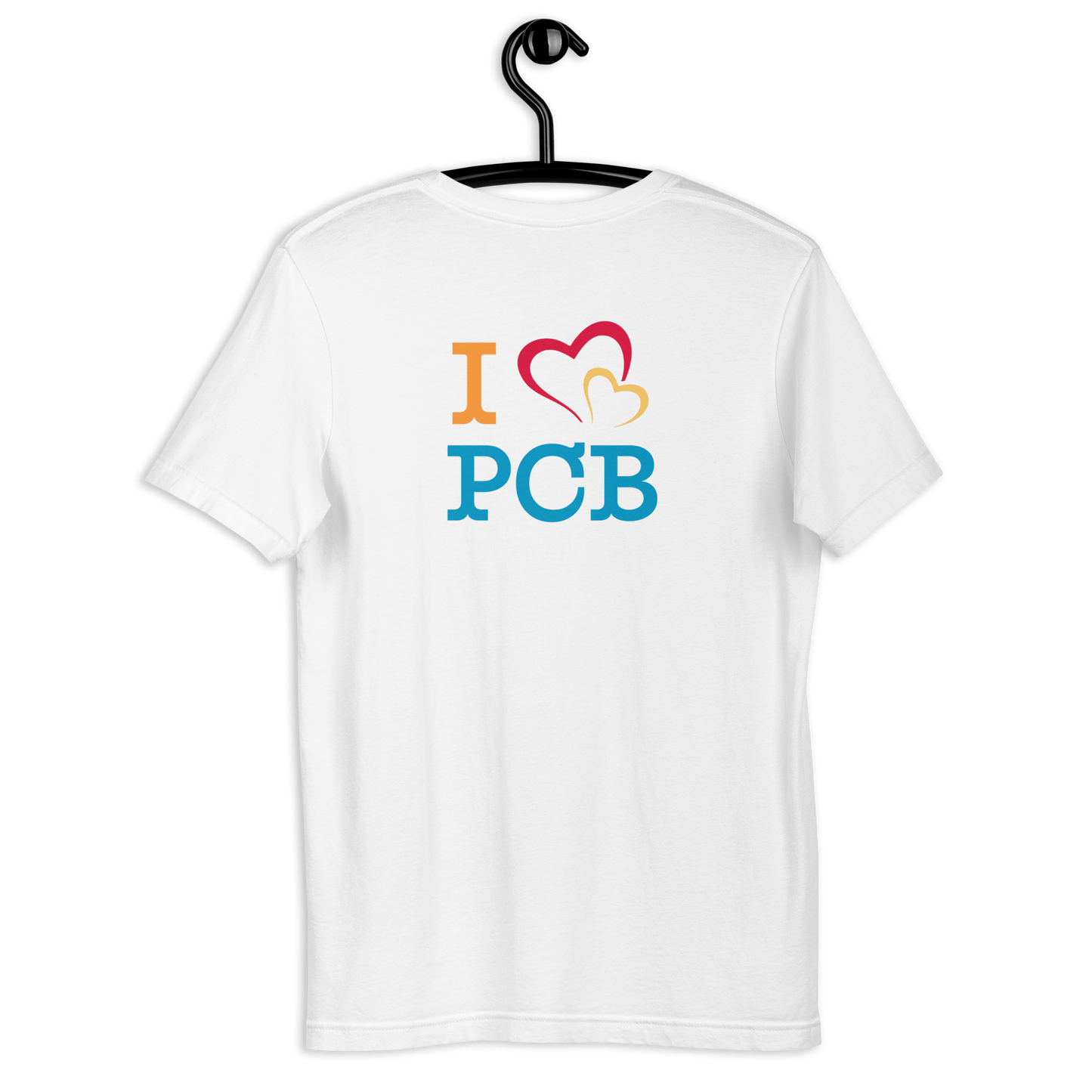 I Love PCB Back Design Unisex Tee