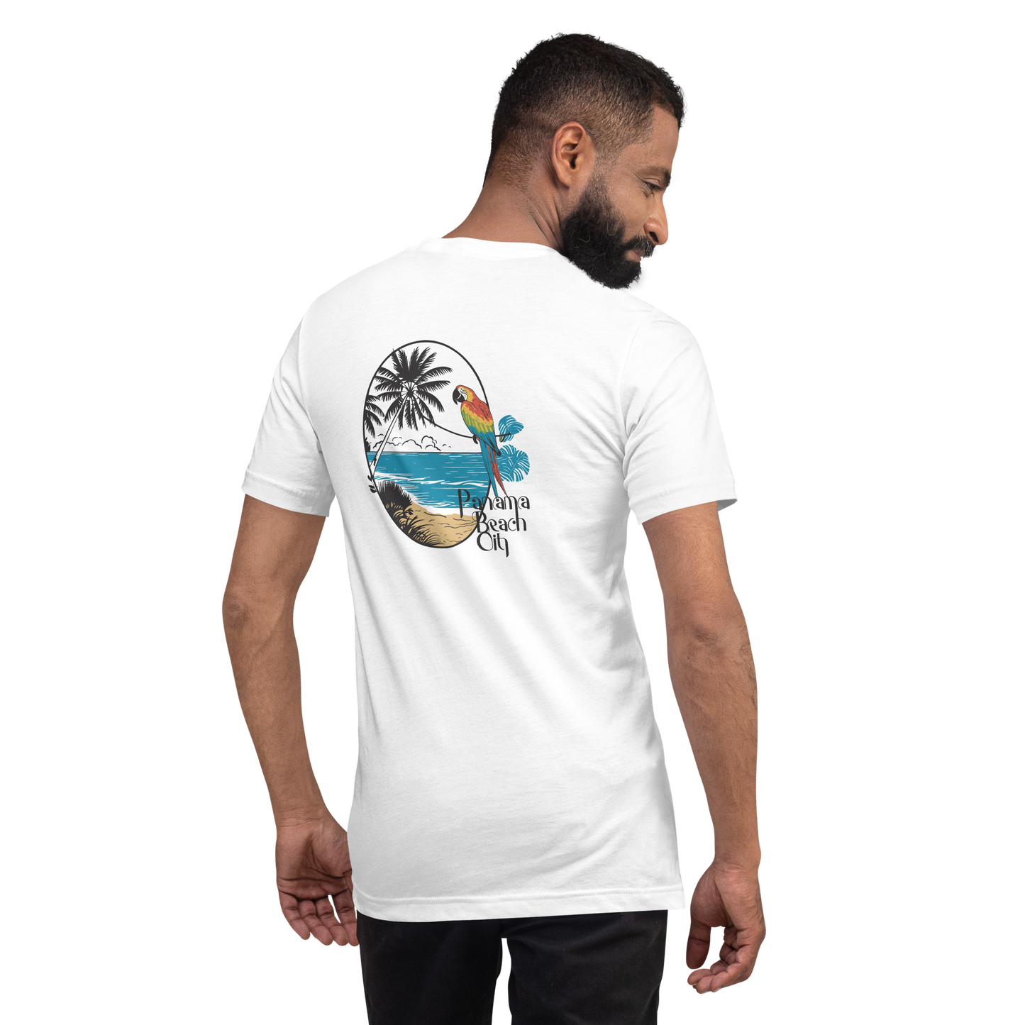 Parrot Perch: Panama City Beach Unisex Tee
