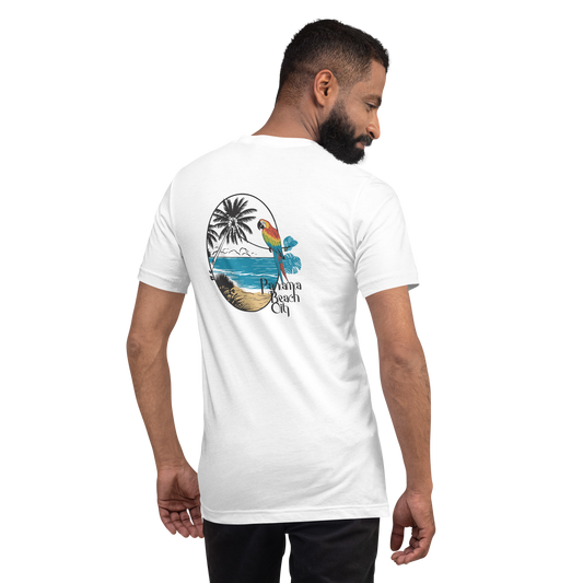 Parrot Perch: Panama City Beach Unisex Tee