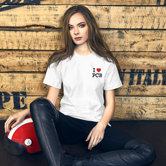 Skyline to Shoreline: I Love PCB Unisex Tee