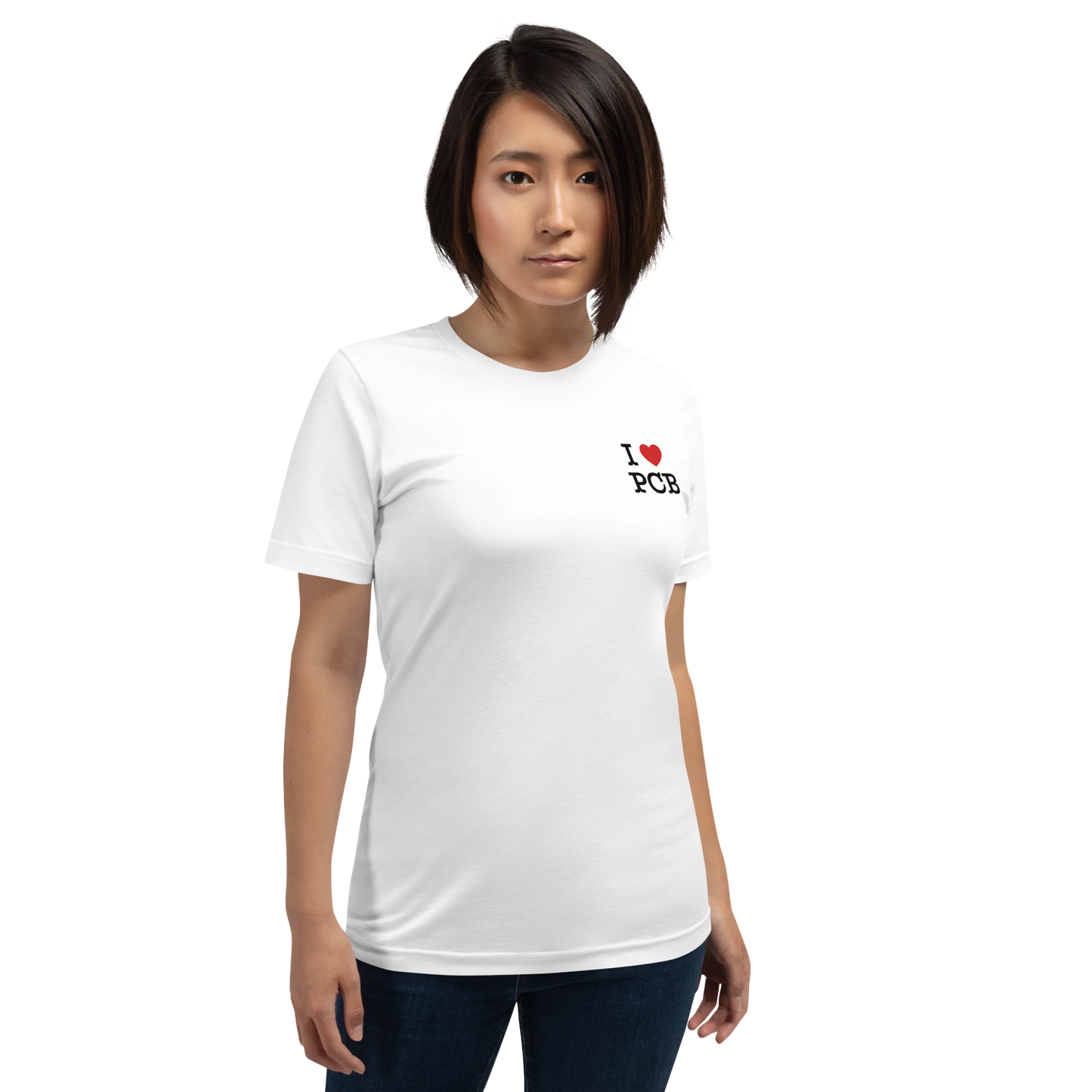 Tropical Canopy: I Love PCB Unisex Tee