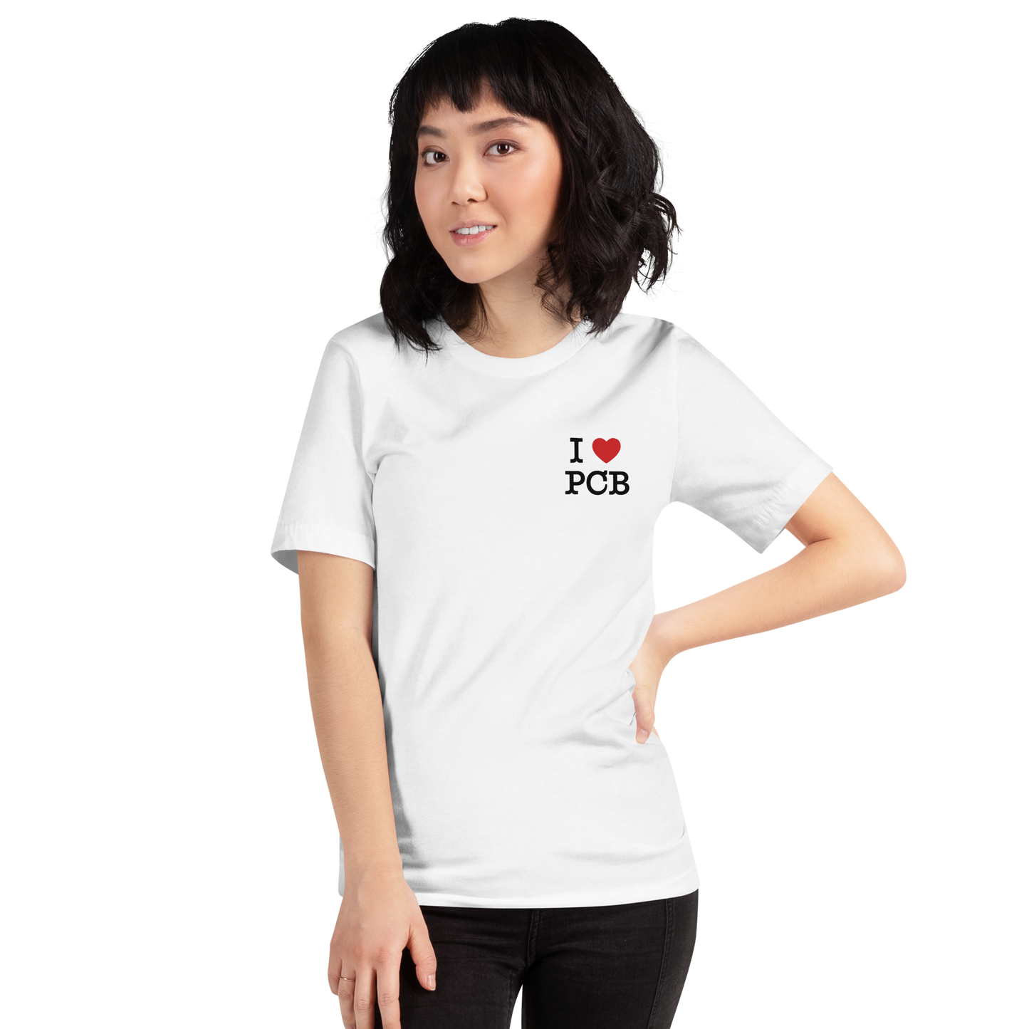 Parrot Perch: I Love PCB Unisex Tee