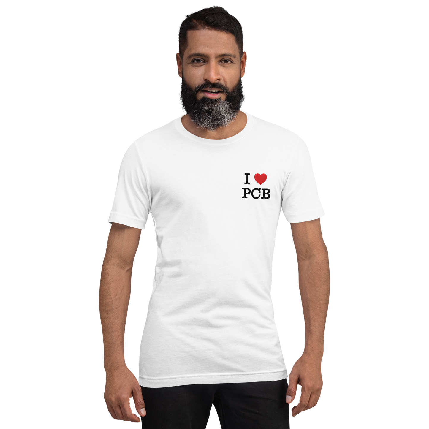 Parrot Perch: I Love PCB Unisex Tee