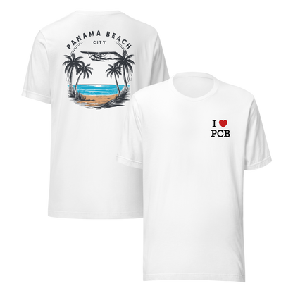 Skyline to Shoreline: I Love PCB Unisex Tee