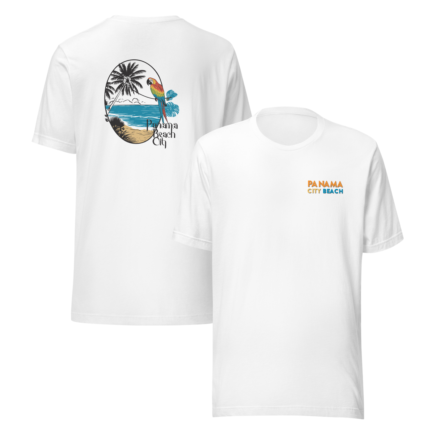 Parrot Perch: Panama City Beach Unisex Tee