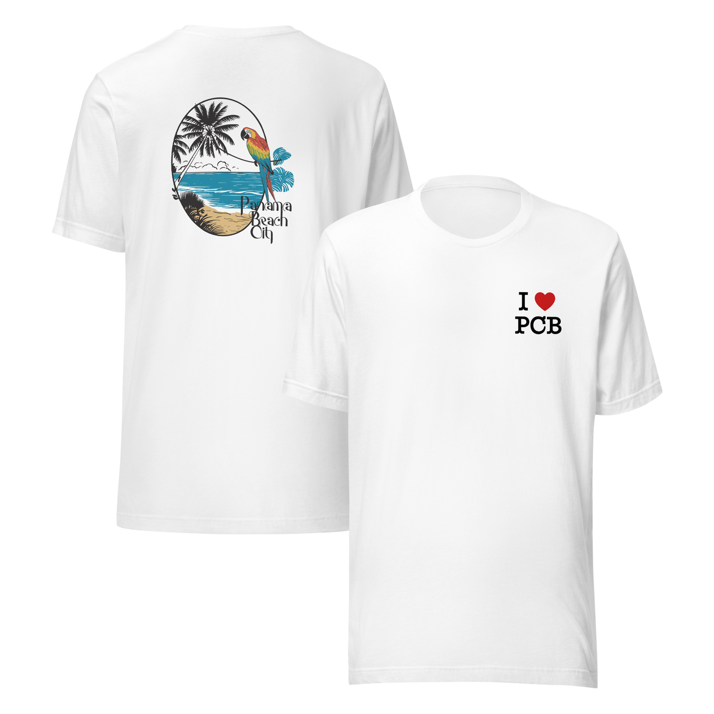 Parrot Perch: I Love PCB Unisex Tee