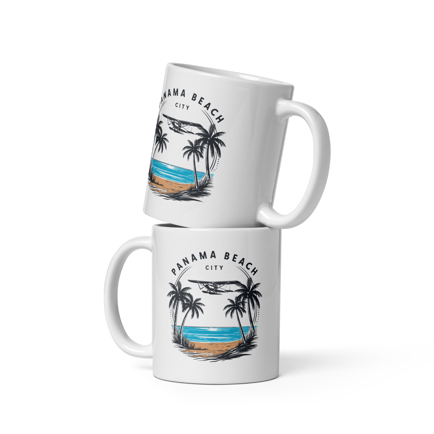 Skyline to Shoreline: Panama City Beach Glossy Mug