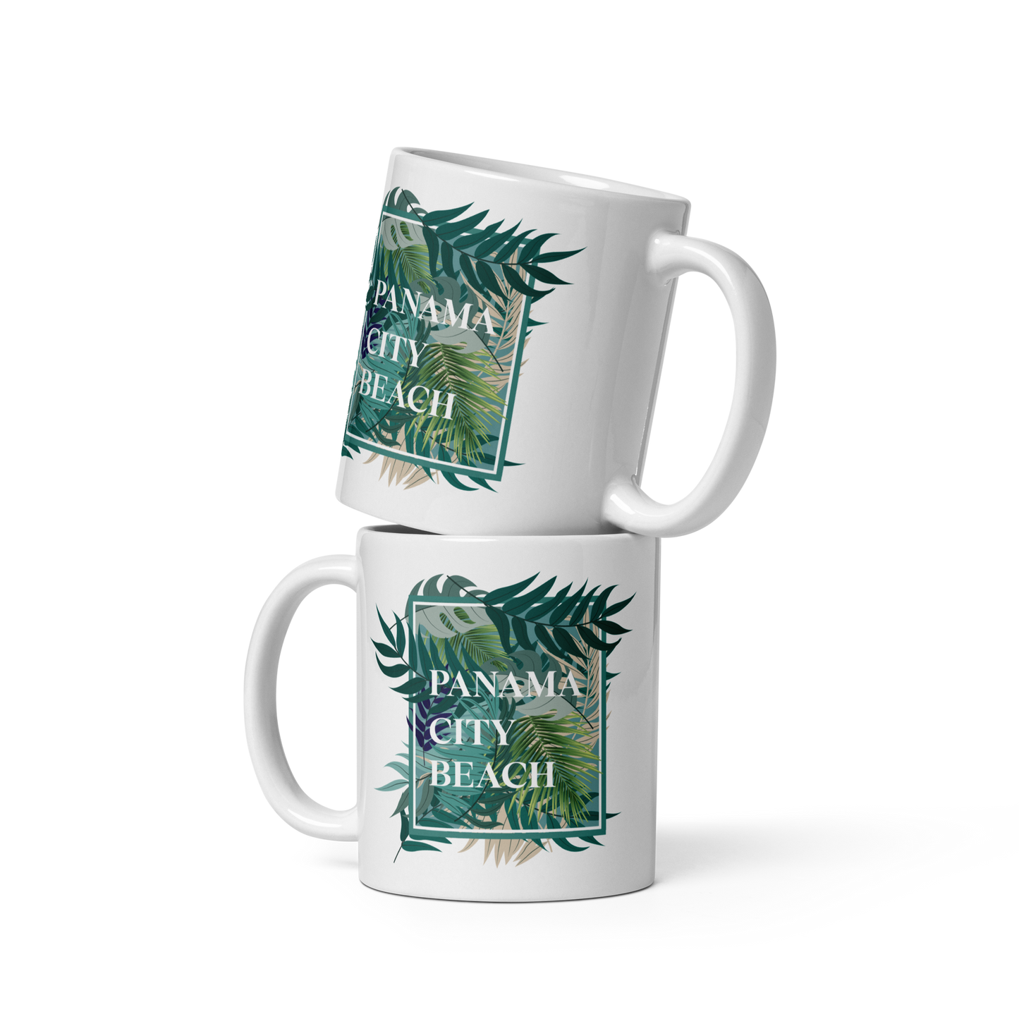 Tropical Canopy: Panama City Beach Glossy Mug