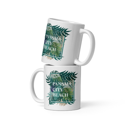 Tropical Canopy: Panama City Beach Glossy Mug