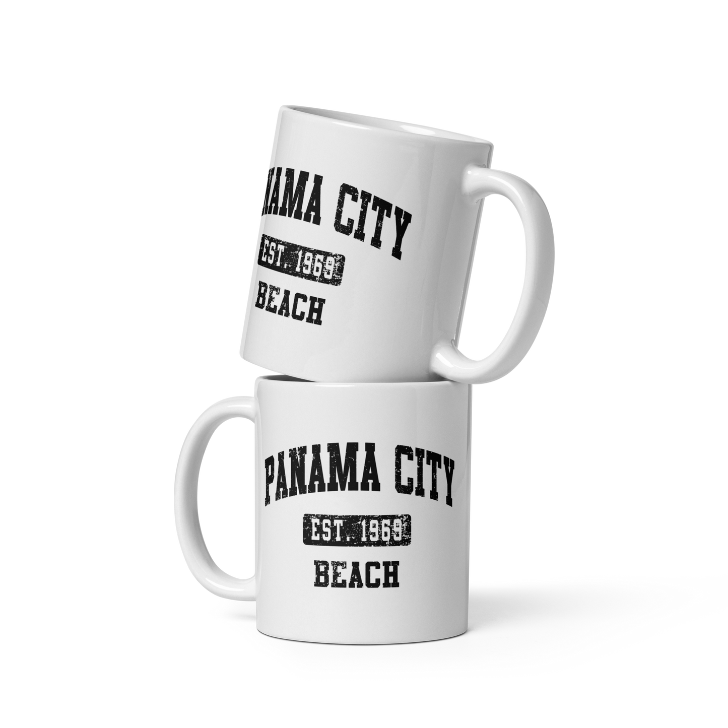 Vintage Vibes: Panama City Beach Est. 1969 Glossy Mug