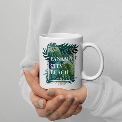 Tropical Canopy: Panama City Beach Glossy Mug