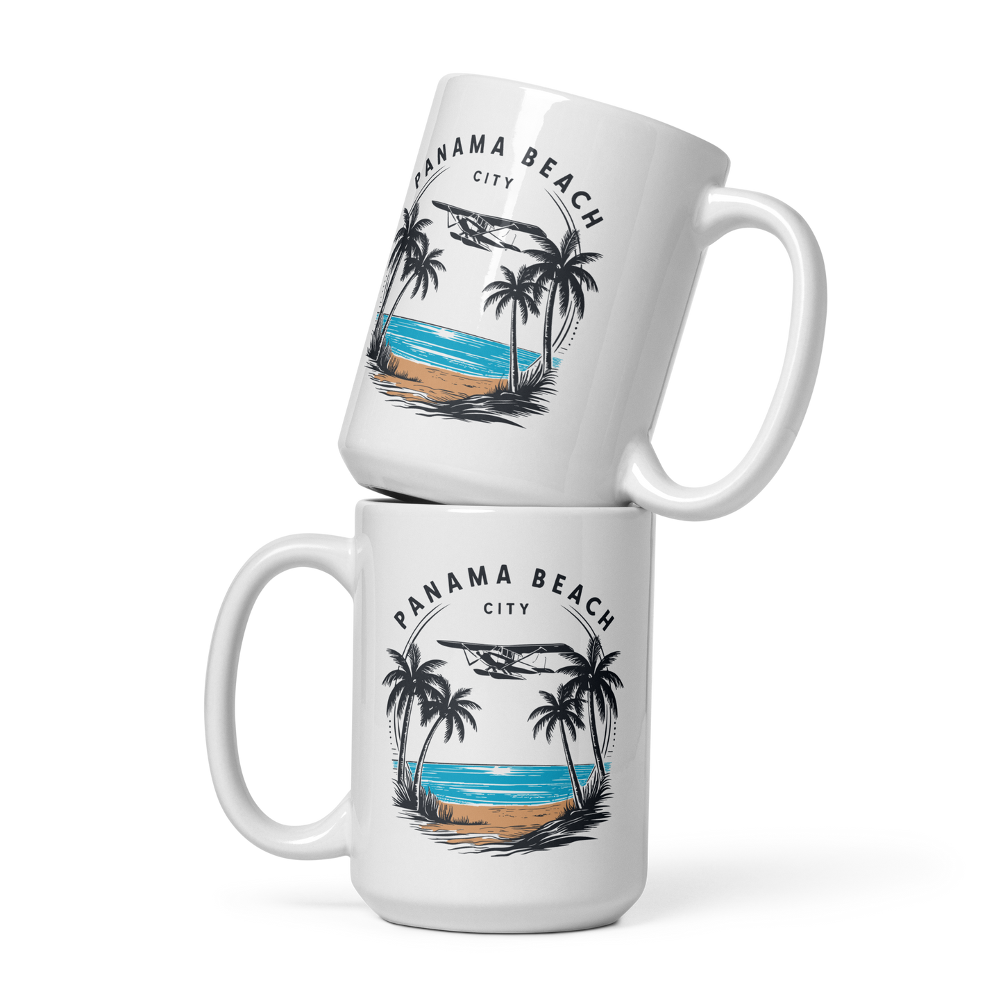 Skyline to Shoreline: Panama City Beach Glossy Mug