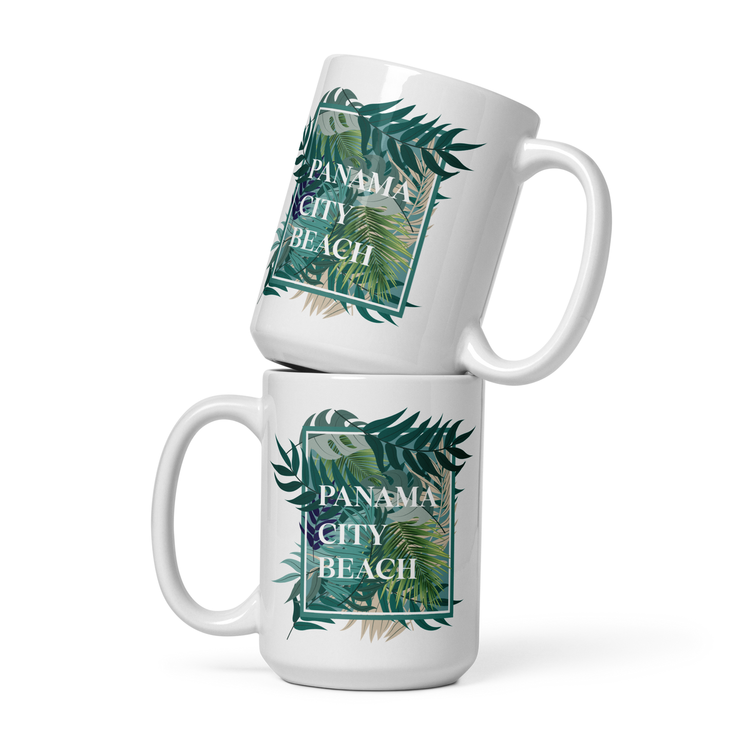 Tropical Canopy: Panama City Beach Glossy Mug