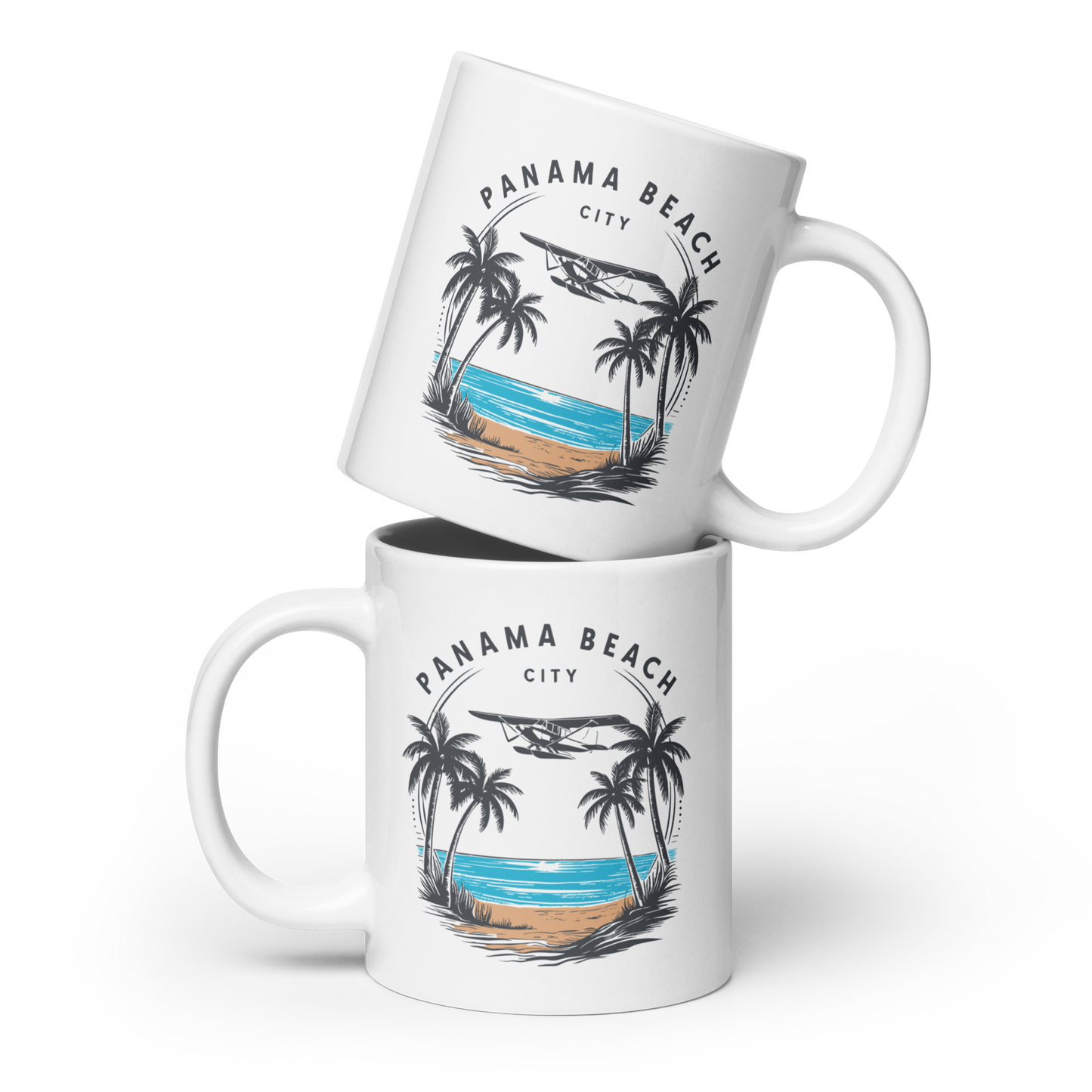 Skyline to Shoreline: Panama City Beach Glossy Mug