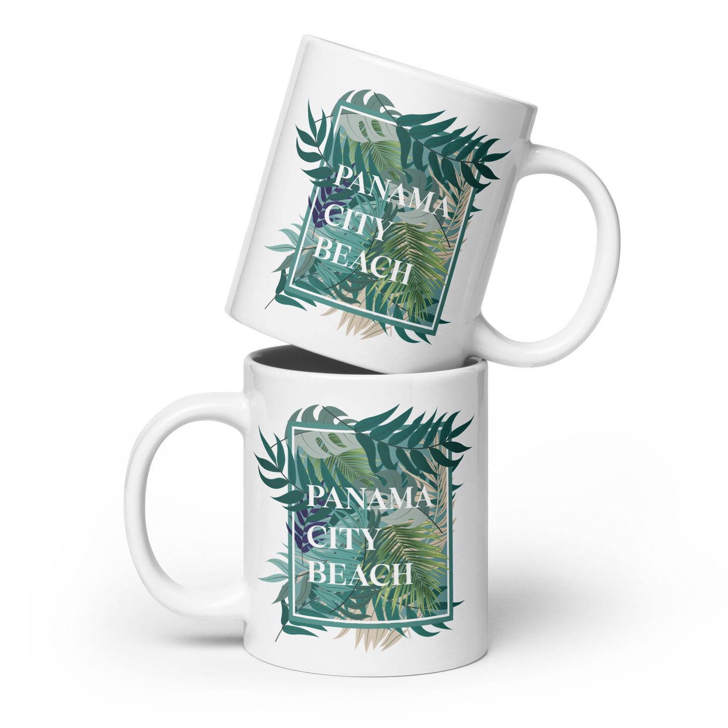 Tropical Canopy: Panama City Beach Glossy Mug