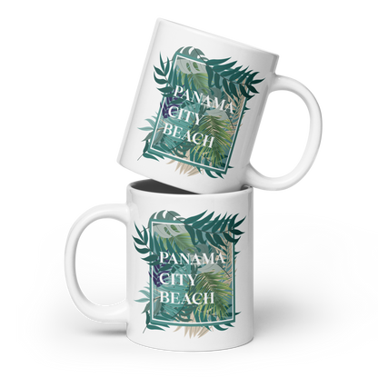Tropical Canopy: Panama City Beach Glossy Mug