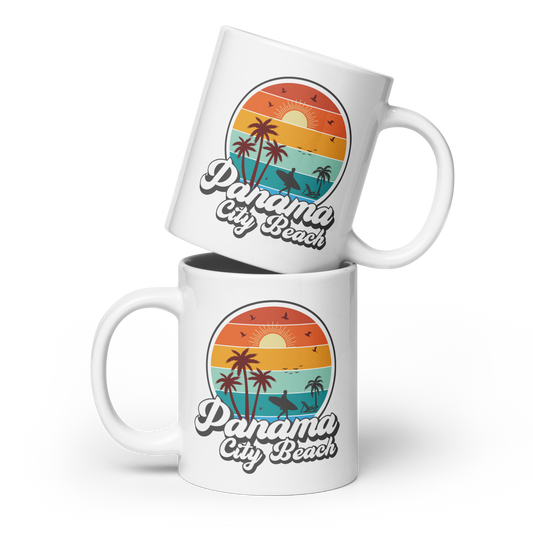 Horizon Glow: Panama City Beach Glossy Mug